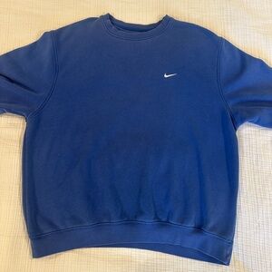 Nike Royal Blue Sweatshirt Crewneck Large